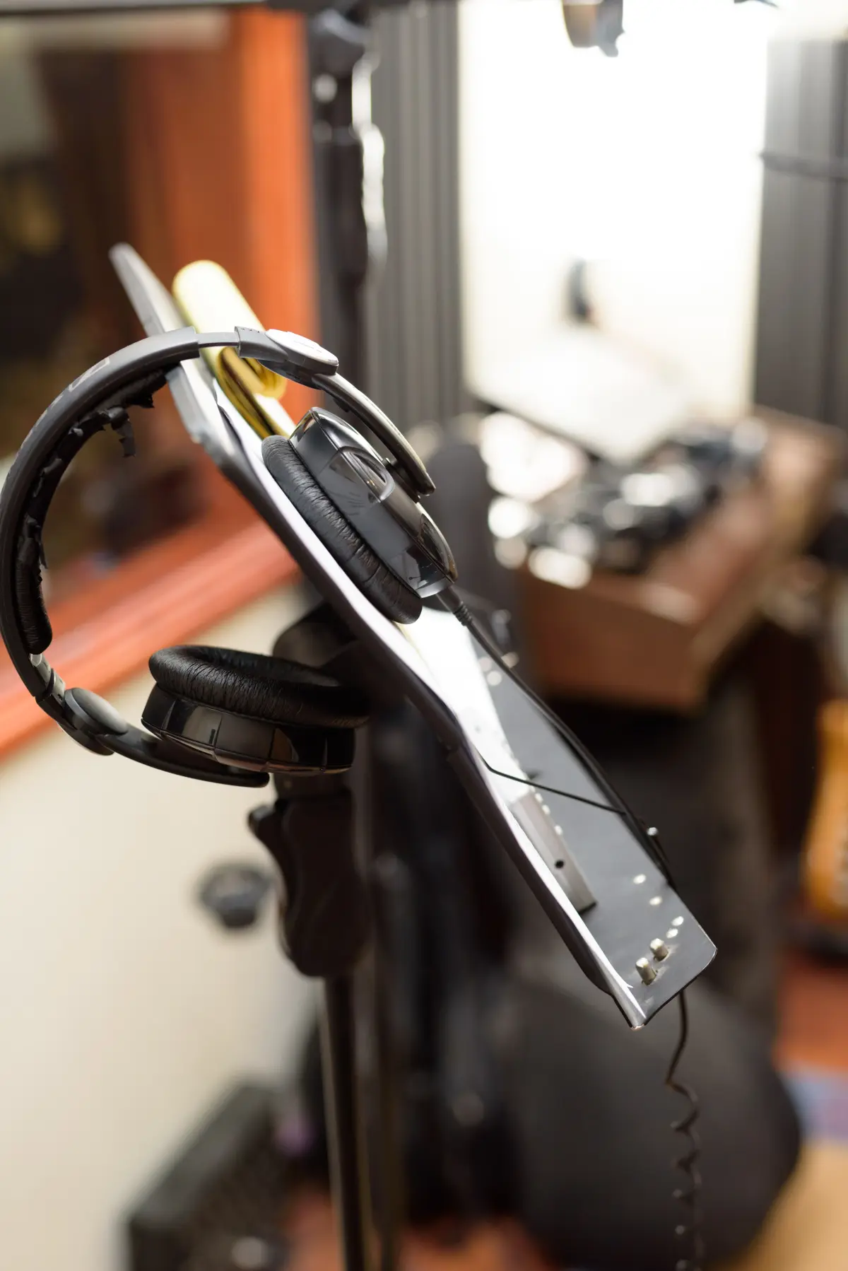 Studio headphones detail