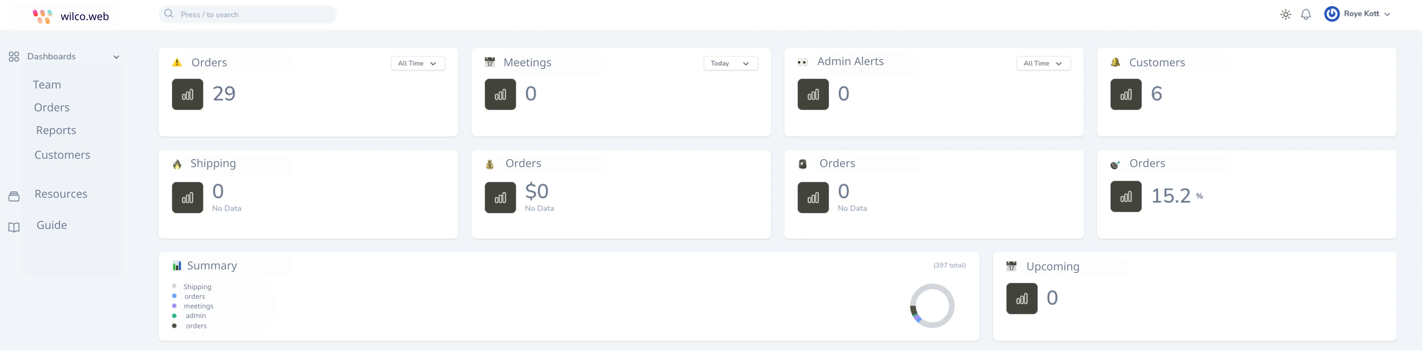 ERP & Business Intelligence System Example