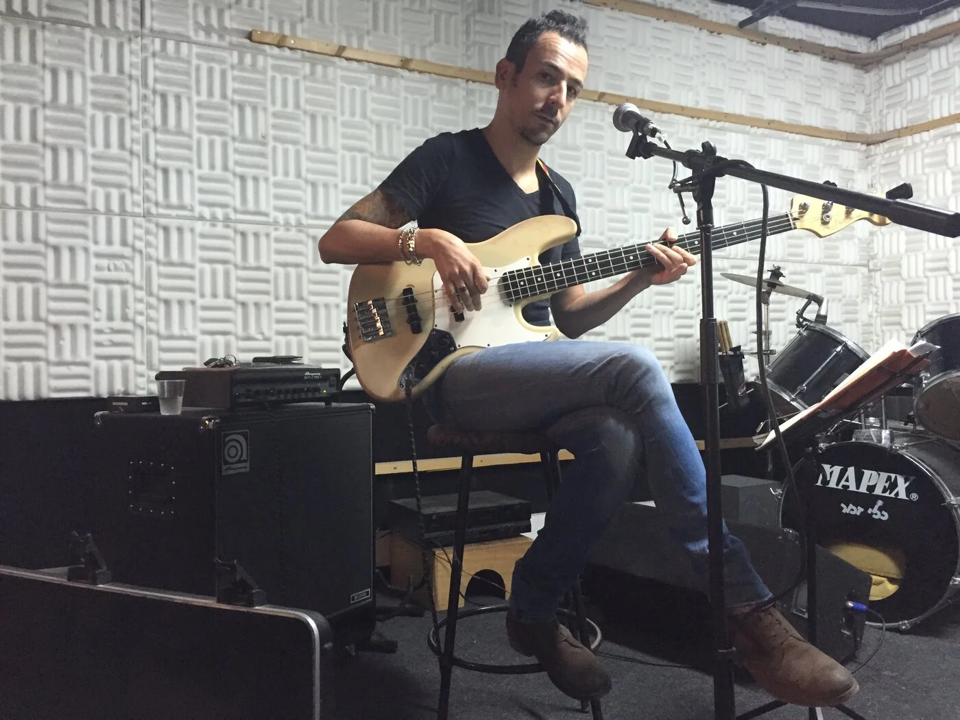 Studio rehearsal
